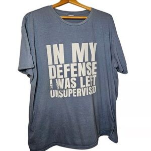 Blue Graphic T-Shirt